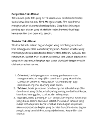 Mengulas suatu film dan drama mengharuskan kita untuk bersikap kritis. Doc Konsep Rumah Profesi Syientani Salwa Academia Edu