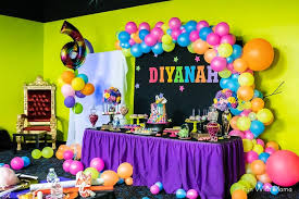 Parker turned the big 7 this weekend. Neon Party Glow In The Dark Party For 6th Birthday Party Fun With Mama