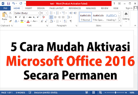 2013] office visio 2013 pro pro plus msdn eceran: Cara Aktivasi Office 2016 Permanen Pakar Tutorial