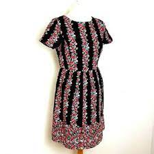 Oliver bonas online shop breed assortiment snelle levering gratis verzending* & retour ▻ bestel nu oliver bonas bij zalando. Gedicht Fit Flare Kleid Uk 10 Schwarz Rot Blumen Knielang Oliver Bonas Ebay