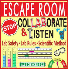 Lab Safety Rules Sci Method Escape Room Breakout All Sciences Digital Locks Lab Safety Science Lab Safety Lab Safety Rules