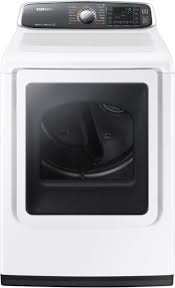 Check spelling or type a new query. Samsung Dv52j8060ew 27 Inch 7 4 Cu Ft Electric Dryer With 13 Dry Cycles 3 Temperature Settings Steam Eco Dry Smart Care Dryer Rack Vent Sensor Reversible Door Sensor Dry Moisture Sensor And