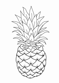 Coloring Pages Fruits And Vegetables Fresh Pineapple Fruit Coloring Pages For Students Fruit Coloring Pages Vegetable Coloring Pages Coloring Pages