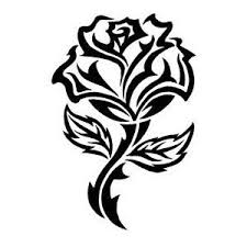 Tribal Rose Tattoos Black Tribal Rose Temporary Tattoo Tribal Tattoos By Custom Tags Tribal Rose Tattoos Tribal Rose Tribal Tattoos