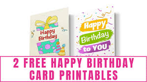 There's a reason the tradition of birthday cards has endured. 2 Free Happy Birthday Card Printables Freebie Finding Mom
