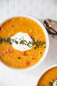 Red Lentil Carrot Soup Recipe Veganfamilyrecipes Com Vegan Glutenfree Healthy Lentils Vegan Carrot Soup Carrot Soup Carrot Soup Recipes Healthy