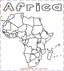Map of africa for children. Printable Africa Map Coloring Page Printable Coloring Pages For Kids Africa Map Free Kids Coloring Pages Coloring Pages