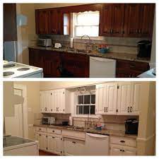 Wooden Kitchen Cabinets Redone White Wow What A Difference This Diy Project Makes Can T Redo Kitchen Cabinets Inside Kitchen Cabinets Wooden Kitchen Cabinets