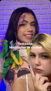 Parte 2- Testando Modelador de cachos !, ., ., ., #reels #viral #explorar  #loira #reelsinstagram #cabelosaudavel #cabelolongo #cachos #modelador  #testando #zefelipeevirginia