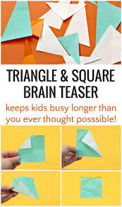 Triangle Puzzle Will Stump Your Kids Longer Than You Thought Possible Brain Teasers For Kids Kids Learning Activities Business For Kids