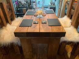 As well as our popular mediterranean menu we've some exciting additions. Chunky Solid Wood Beam Dining Table Derby Nottingham And Leicester Live With Wood