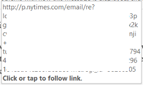 How Do I Remove The Click Or Tap To Follow Link Grey Box Microsoft Community