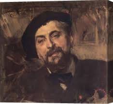 Portrait of The Artist's Sister in Law, Adele Harms, 1917 Canvas Prints for  Sale