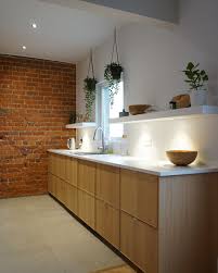 Ikea Ekestad Kitchen From Ikea Custom Floating Shelves By Terry Design Concrete Floor Tiles From Tilem Kitchen Inspirations Kitchen Design Kitchen Interior