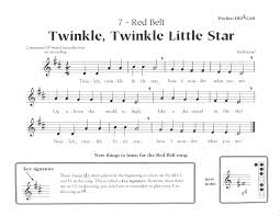 recorder for beginners red belt twinkle twinkle little