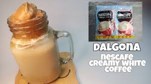 Dalgona Nescafe Creamy White 3 In 1 Coffee Youtube