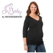 Oh Baby By Motherhood Maternity Black Top S