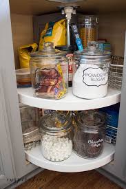 I Ve Turned A New Corner Organizing The Corner Lazy Susan Inspiration For Moms