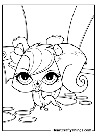 Character russell ferguson to color. Littlest Pet Shop Coloring Pages Updated 2021