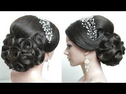 Indian Bridal Hairstyle Tutorial Wedding Updo For Long Hair Perfect Bun Youtube Long Hair Tutorial Indian Bridal Hairstyles Bridal Hair Buns