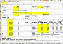 So, nun endlich mal wieder eine neue vorlage für excel: Arbeitszeitplan Arbeitszeitnachweis Mit Excel Haus Grund Webshop