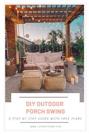 All you need is some wooden boards, screws, eye bolts, rope and a few woodworking tools. Diy Porch Swing A Step By Step Guide For Under 300 Life By Leanna