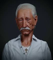 Here is a character named Papou. He was made completely in Blender-  basically as an exercise to learn Blender. It is a great program, although  I definitely missed Zbrush for the high