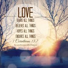 Love protects against the enemy without. Love Never Fails Love Bears All Things Believes All Things Hopes All Things Endures All Things 1 Corinthians 13 7 3 Love Bear Faith Inspiration Faith