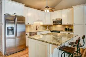 Kitchen White Off White Shaker Cabinets Giallo Ornamental Granite Vaulted Ceiling Kitchen Island Cabinets White Shaker Kitchen White Shaker Kitchen Cabinets