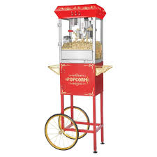 Waring pro trolley cart classic kettle popcorn cart wpm40tr202017698. Popcorn Machine With Cart Full Size Commercial Popcorn Machine With Cart