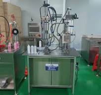 Semi Automatic Bag on Valve Body Deodorant Spray Aerosol Filling Machine