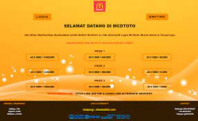 Link Alternatif Mcdtoto Link Login Versi Wap Dan Daftar Web Mcdtoto Website Beri Selamat
