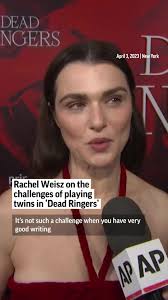 Rachel Weisz talks playing twins in the Prime Video remake "Dead Ringers.”  #shorts