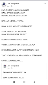 Jne sorogenen / kasus jne sorogeneng soal akun jne sorogenen yang membuat konten terkait sara yang menghina banser di wilayah pekalonga. ãƒ‹ãƒ£ãƒ‰ãƒ³ãƒ™ãƒ«ã‚« Nyadongbarokah Twitter