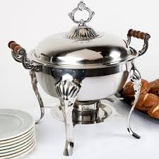 Choice Classic 5 Qt Half Size Round Chafer Gadgets Kitchen Cooking Chafing Dishes Specialty Cookware
