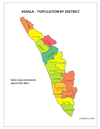 Map of kerala with state capital, district head quarters, taluk head quarters, boundaries, national highways, railway lines and other roads. Kerala Heat Map By District Free Excel Template For Data Visualisation Indzara
