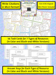 Use These Task Cards To Give Students Practice Writing Citations For Common Resources Often Referenced When Wri Essay Writing Tips Essay Words Writing Practice