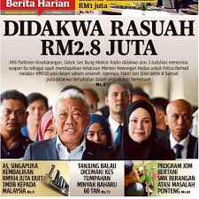 Its sunday edition, bh ahad (renamed on 1 july 2012; Berita Harian Online Today Hari Ini