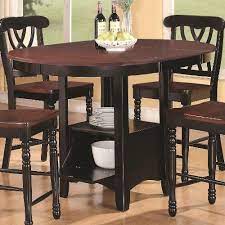 Shop our best selection of counter height dining tables to reflect your style and inspire your home. Addison Collection Counter Height Dining Table In Black And Cherry By Coaster Home Furnishings 487 Round Dining Room Dining Room Table Set Unique Dining Room