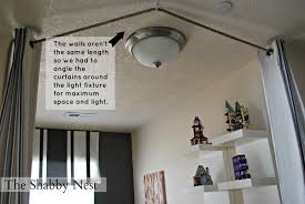 Although you cannot drill into drop ceiling tiles, you can still hang a curtain track from a drop ceiling. 1000 Images About Ceiling Curtains On Pinterest Hang Curtains Room Dividers And Curtain Hardware My Curtains Pro