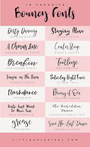 Bouncy Fonts Roundup 14 Best Bouncy Fonts Little Gold Pixel Lettering Fonts Fancy Fonts Free Script Fonts