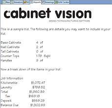 Cabinet vision solid advanced is a software tool for design and manufacturing that allows you to detail all your projects, be it kitchen cabinets or very complex architectural projects. Cabinet Vision The Software Solution For Cabinet Joinery Businesses