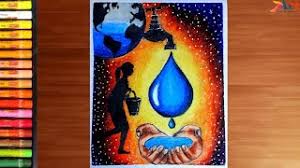 How To Conserve Water Drawing