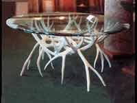 The glass is ½ inch beveled. Antler Workshop And Gallery A Bull Elk Named Sue Elk Antler Statues Custom Made Antler Chandeliers Mirrors With Antler Frames Antler Tables Antler Lamps And Antler Home Accessories Antler Chandelier By Elk