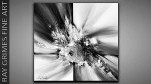 This photo is about wallpaper, wet paint, white Simple Black White Abstract Painting Techniques 239 Relaxing Acrylics Demonstration Youtube