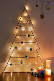 Minimal Metal Tree Metal Christmas Tree Best Christmas Lights Metal Tree Wall Art