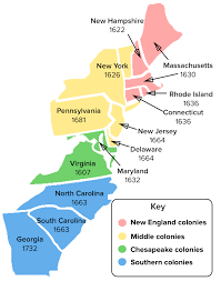 Apr 29, 2021 · the middle colonies was a group of four british colonies that were located between the southern and the new england colonies. The New England And Middle Colonies Article Khan Academy