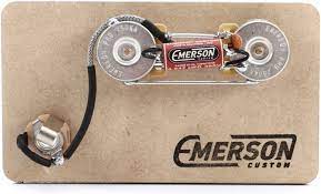 This 2 control passive prewire is intended for instruments with a single pickup, and tone control like the fender precision ® bass. Emerson Custom Prewired Kit For Precision Bass Sweetwater