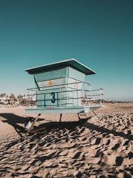 What's the baywatch release date? Hd Wallpaper Lifeguard Tower Baywatch Beach Sand Seashore Venice Land Wallpaper Flare