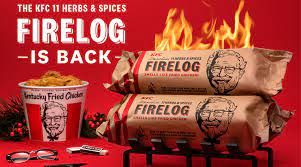 Submitted 3 days ago by princess_lala_07. Kfc Is Ready To Ignite Your Holiday Season With The Return Of Its Fried Chicken Scented Firelogs